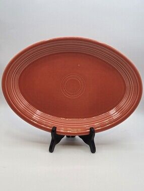 Fiestaware Persimmon 13 Inch Oval Serving Platter